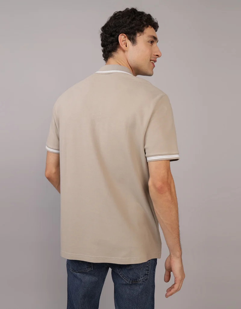 امريكان ايجل Logo Pique Polo Shirt