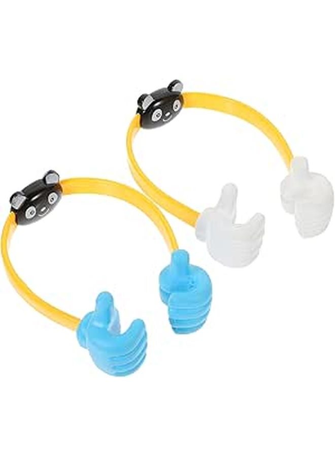 Cartoon Panda Phone Stand Holder 2 Pack for Desk Tablet Home Office Decoration - Image 1