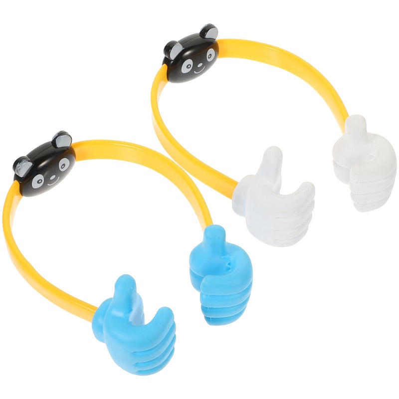 Cartoon Panda Phone Stand Holder 2 Pack for Desk Tablet Home Office Decoration - Image 2