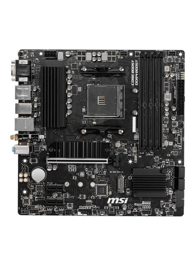 MSI B550M Pro-VDH Wifi, Socket AM4, AMD B550 Chipset, DDR4, 4400, Mhz, 4 slots, 128GB, MATX Motherboard Black - Image 4