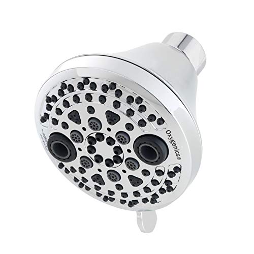 Oxygenics 88246 PowerMassage Chrome Fixed Shower Head - Image 1