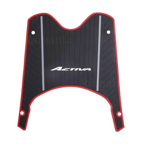 Ramanta Activa 110 Foot Mat Anti-Slip Foot Mat for Scooter Floor Mats Washable Floor Mat for Activa Compatible with Scooter Activa 110 CC (Multi-Colored, 1 PC, PVC, Rubber with Fittings) - Image 1