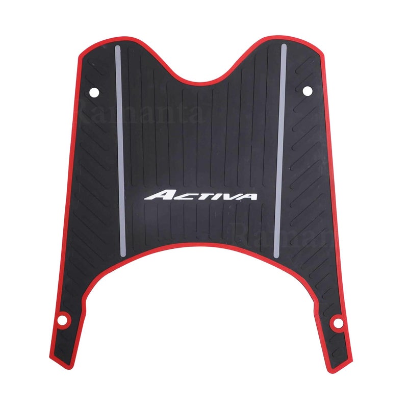 Ramanta Activa 110 Foot Mat Anti-Slip Foot Mat for Scooter Floor Mats Washable Floor Mat for Activa Compatible with Scooter Activa 110 CC (Multi-Colored, 1 PC, PVC, Rubber with Fittings) - Image 3
