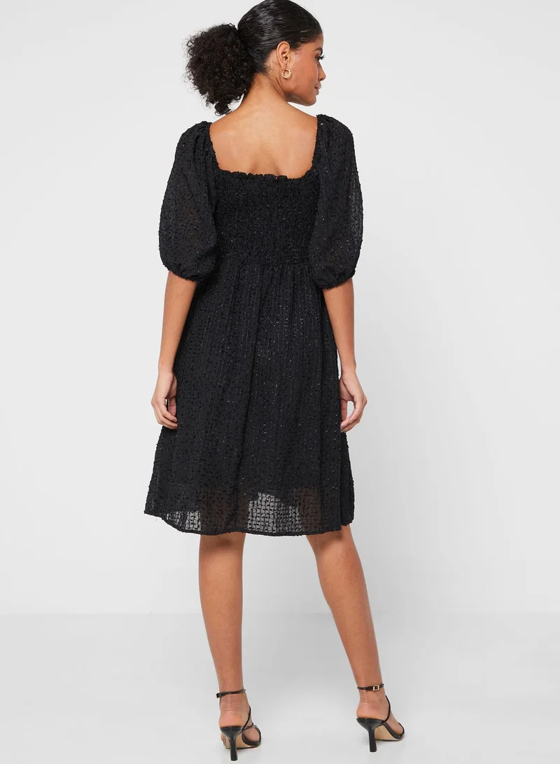 ELLA Puff Sleeve Dress