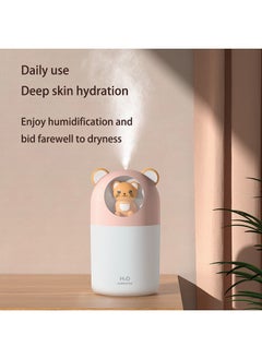 Generic Mini Humidifier for Bedroom, Portable Essential Oil Diffuser, 300ml Cute Cat Doll Design Humidifier, LED Light, Smart Ultrasonic Technology, Bedroom Baby Travel Desktop Home Office  - Image 4
