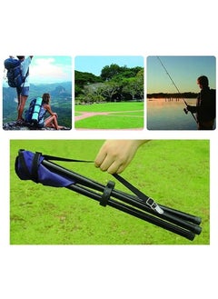 HETVIN Hetvin Camping Folding Stool Portable 3 Legs Chair Tripod Seat for Outdoor Hiking Fishing Picnic Travel Beach BBQ Garden Lawn with Strap Oxford Cloth Multicolor  - Image 5