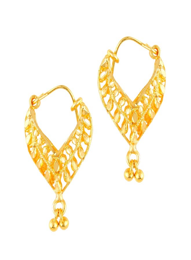 MEENAZ Traditional Temple 1 One Gram Gold 18k Copper Brass Ruby Meenakari South Indian Screw Back Studs Earrings Combo Set Pack Tops Stud For Women girls Latest -Ear rings combo-M120 - Image 3