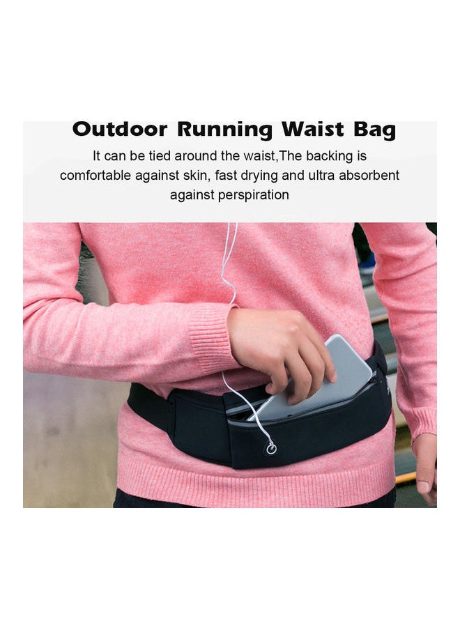 NIBEMINENT - Outdoor Running Waist Bag Waterproof Mobile Phone Holder Jogging Belt Belly Women Men Gym Fitness Lady Sport 18*5*8cm - Image 1