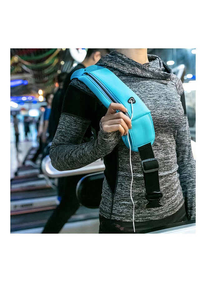 NIBEMINENT - Outdoor Running Waist Bag Waterproof Mobile Phone Holder Jogging Belt Belly Women Men Gym Fitness Lady Sport 18*5*8cm - Image 1