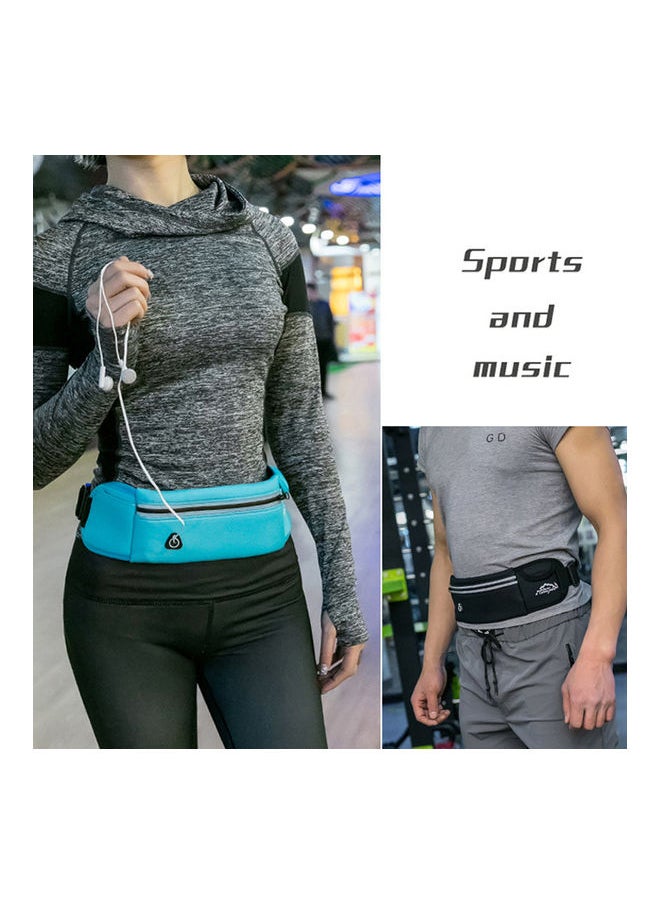 NIBEMINENT - Outdoor Running Waist Bag Waterproof Mobile Phone Holder Jogging Belt Belly Women Men Gym Fitness Lady Sport 18*5*8cm - Image 1