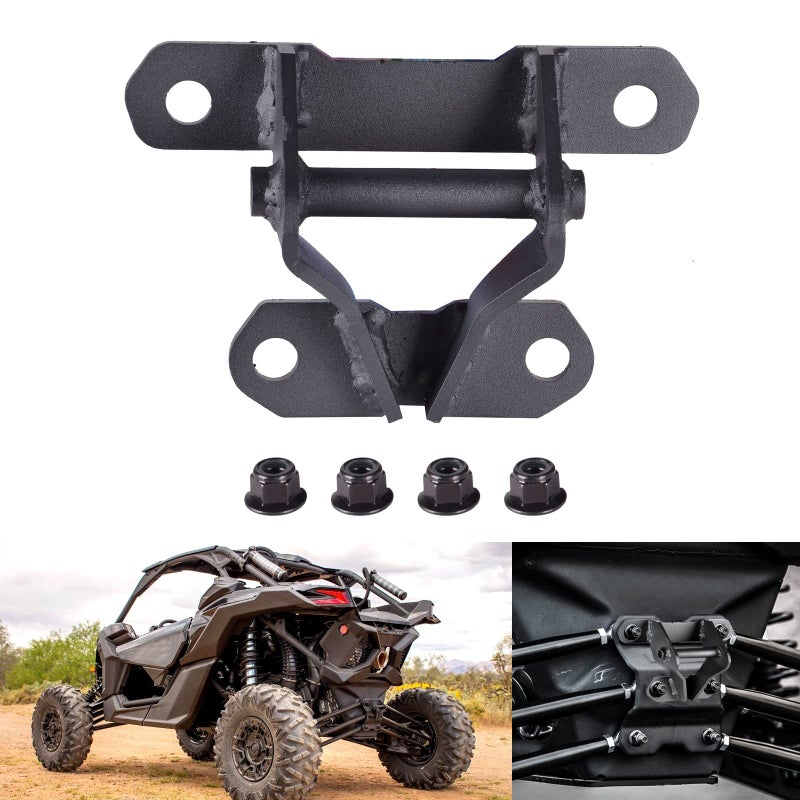 Goldfire Goldfire Maverick X3 Max Tow Hitch Accessories UTV Rear Tow Hooks Rear Pull Plate Tow Receivers Compatible with Can Am Maverick X3 Max Accessories Part#715004450 (Black)  - Image 1