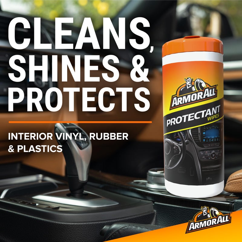 Armor All Protectant, Glass and Cleaning Wipes, Wipes for Car Interior and Car Exterior, 30 Count Each (Pack of 3) - Image 4