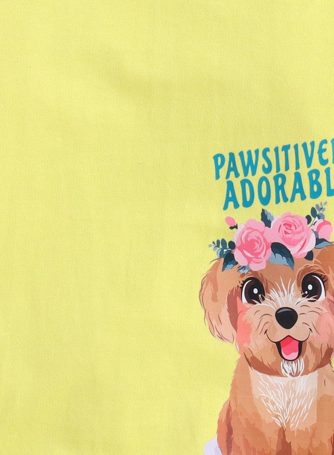 BUMZEE Yellow Girls Full Sleeves Cotton Sweatshirt Age - 12-18 Months (Peb9691D-ylw) - Image 3