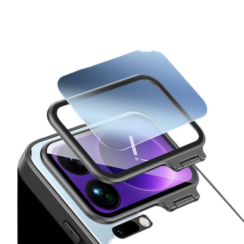 MS غطاء MagSafe بTPU+PC لـ Redmi Note 15 مع حامل قابل للطي ومغناطيس قوي مع مقاوم للصدمات مع حماية من السقوط باللون أبيض مغناطيسي بوظيفة حامل من مادة TPU باللون الأبيض باللون الأحمر - Image 5