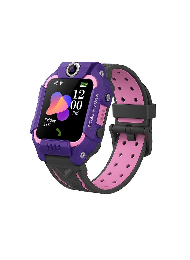 NABI Z7A Smartwatch for Kids with Color Screen - Water Resistant - Calls - SOS System - Purple - Image 2