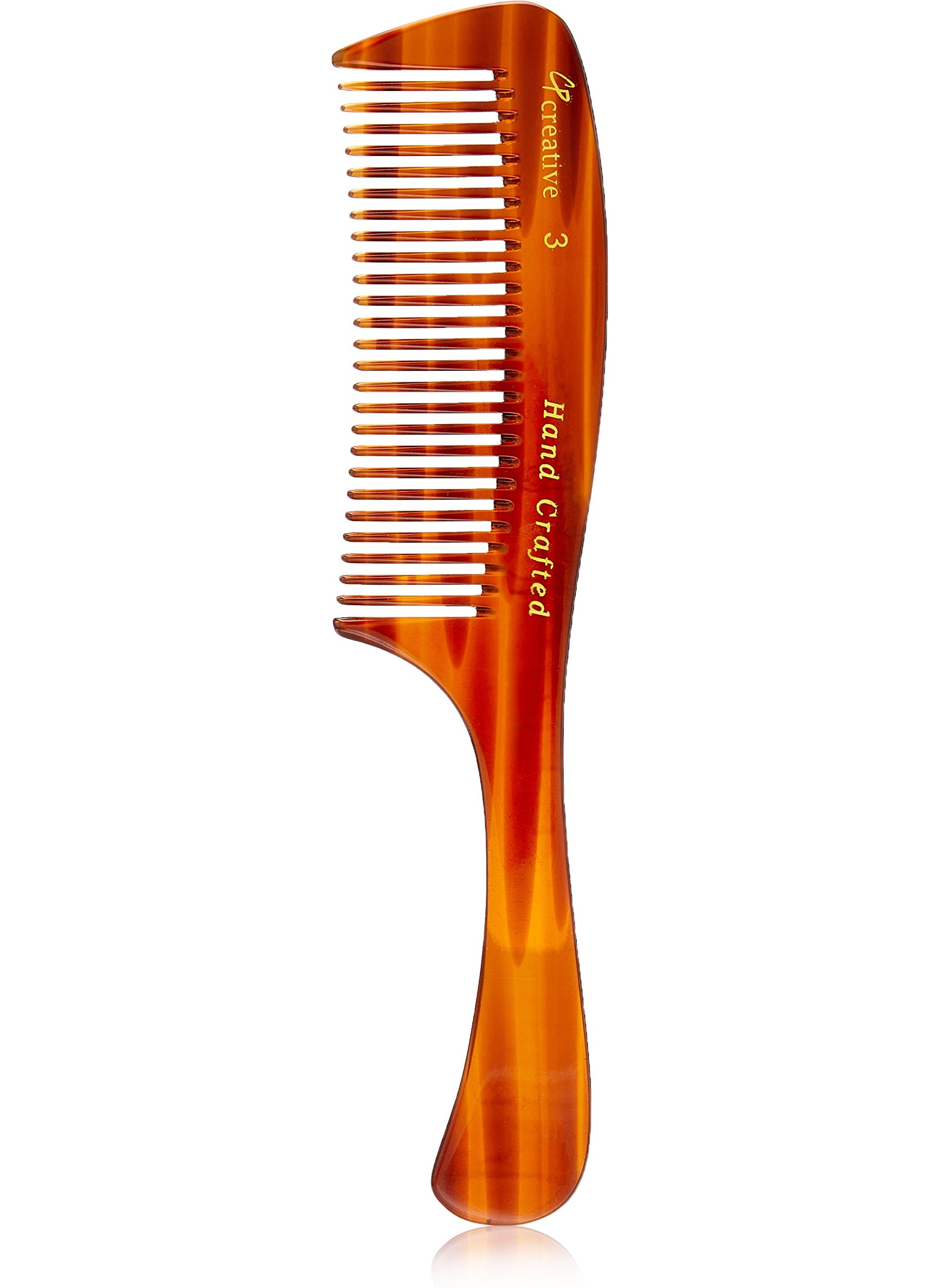 Creative Creative Hair Brushes Handcrafed Tortoise Shell Comb C3 