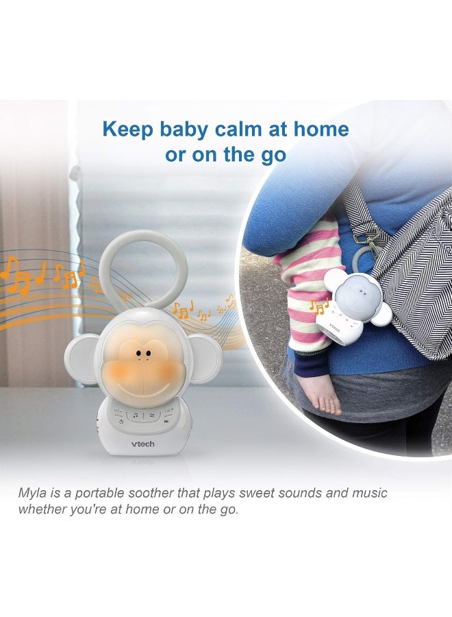 VTech BC8211 ميلا القرد مهدئ نوم الأطفال مع آلة صوت الضوضاء البيضاء - Image 2