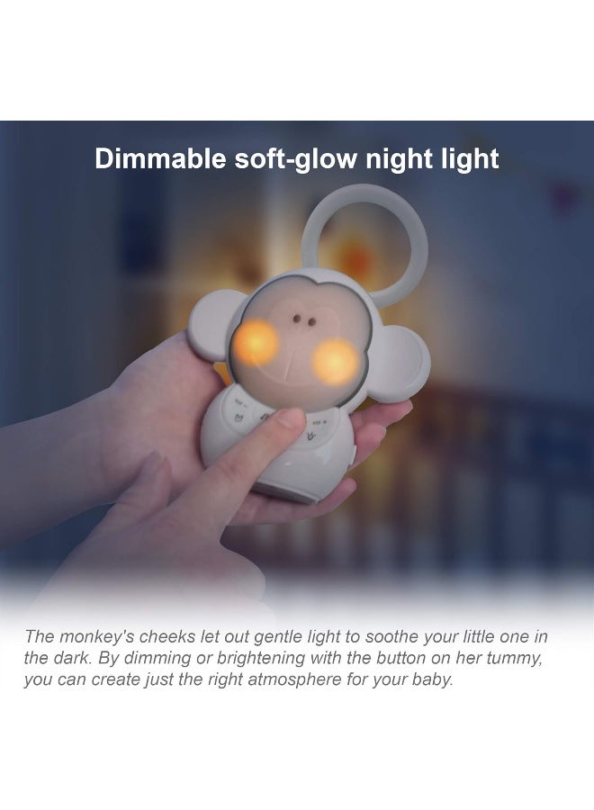 VTech BC8211 ميلا القرد مهدئ نوم الأطفال مع آلة صوت الضوضاء البيضاء - Image 4