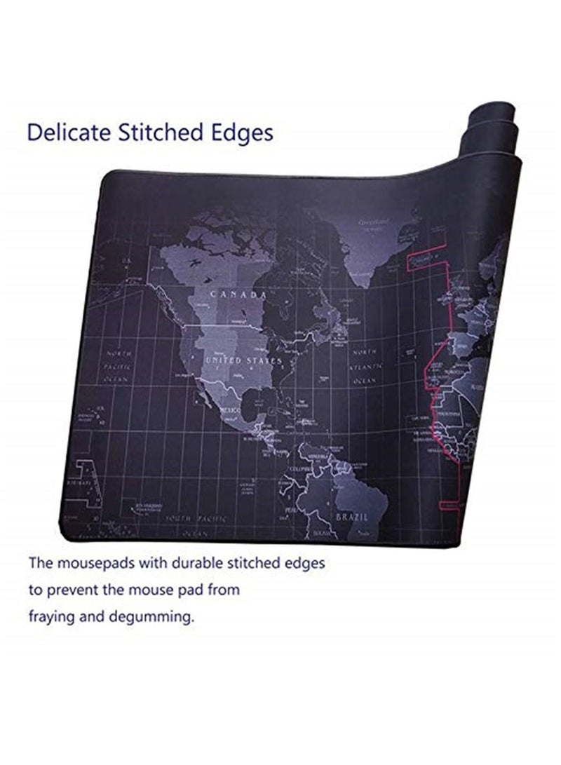 Large Gaming Mousepad World Map Game Mouse Pads (40cm X 90cm) Mat Laptop Rubber Computer PC Mouse Fashion Office Desk PadL arge Pad to Mouse Computer Mousepad Gaming Mouse Mats to Mouse Gamer  - Image 3