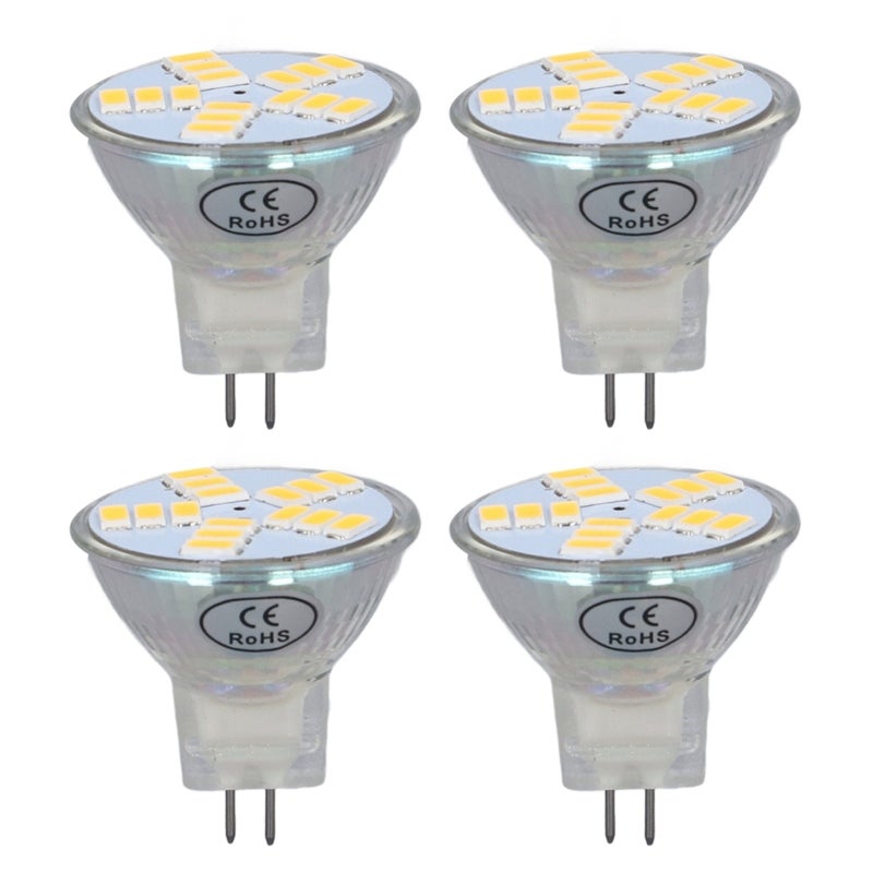 مصباح LED MR11 5 واط 500 لومن أبيض دافئ - مصباح موفر للطاقة خالي من الوميء مع تبديد حراري 360 درجة للاستخدام في المصابيح المبرمجة، المناظر الطبيعية، السقف، المسارات الإضاءية، المصابيح المتجهة للأسفل - Image 4