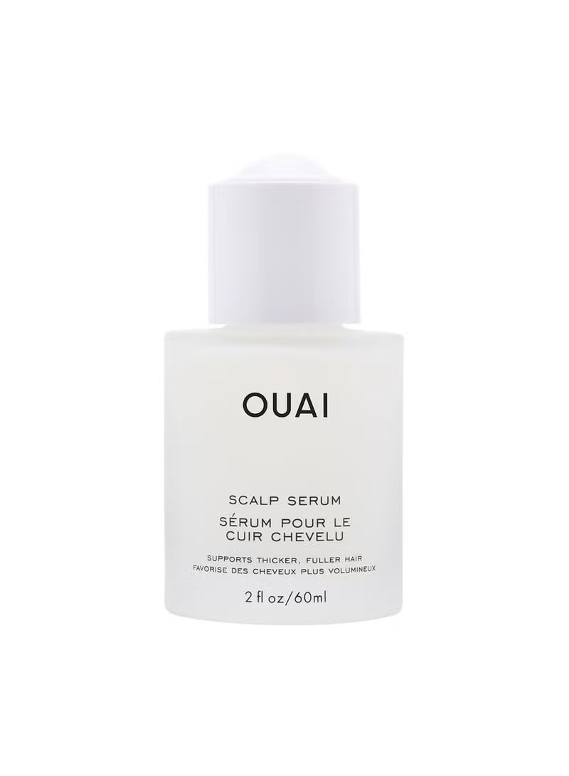 Ouai Scalp Serum - Balancing Hair Serum with Red Clover Extract, Siberian Ginseng and Peptides for Thicker and Fuller-Looking Hair - Paraben, Phthalate and Sulfate Free Scalp Care (2 Fl Oz) - Image 1