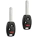 USARemote Key Fob Keyless Entry Remote fits 2008 Honda Fit  20052010 Honda Odyssey  20062014 Honda Ridgeline OUCG8D380HA Set of 2 - Image 2