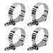 Wevdn 4PCS 175 TBolt Hose Clamp Stainless Steel Tube Clamp with 51mm57mm ID Range HeavyDuty Adjustable TBolt Turbo Intake Clamp for 175 Hose ID Radiator Hose Clamp - Image 2