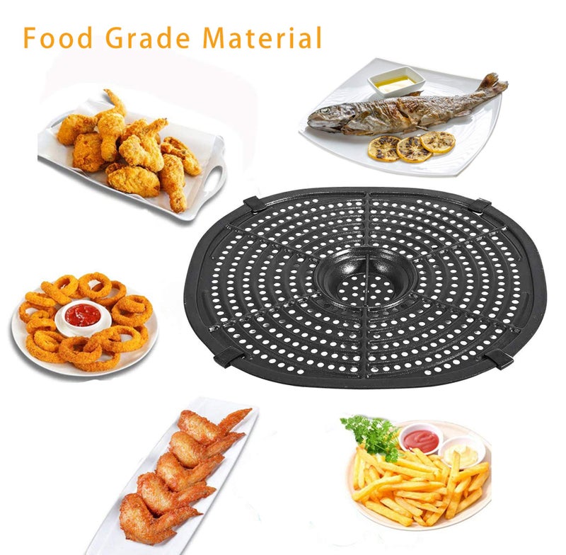 RAMLLY Air Fryer Replacement Grill Pan For Power XL 7QT,Crisper Plate,Air fryer Accessories,Non-Stick Fry Pan - Image 3