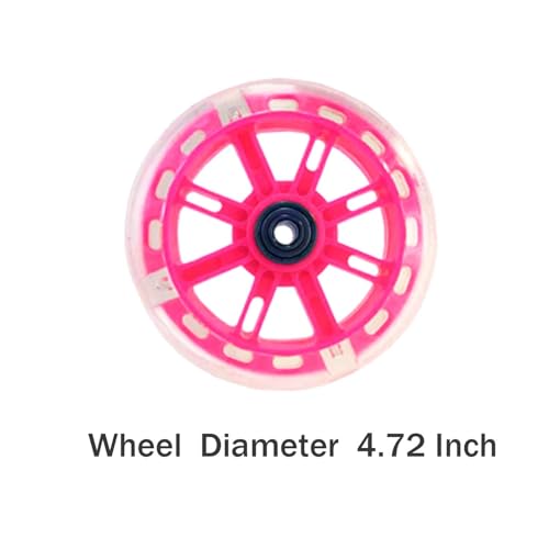 HUWAY training wheels flash mute wheel bicycle stabiliser mounted Kit compatible for bikes of 12 14 16 18 20 Inch， 1 Pair(Pink) - Image 5