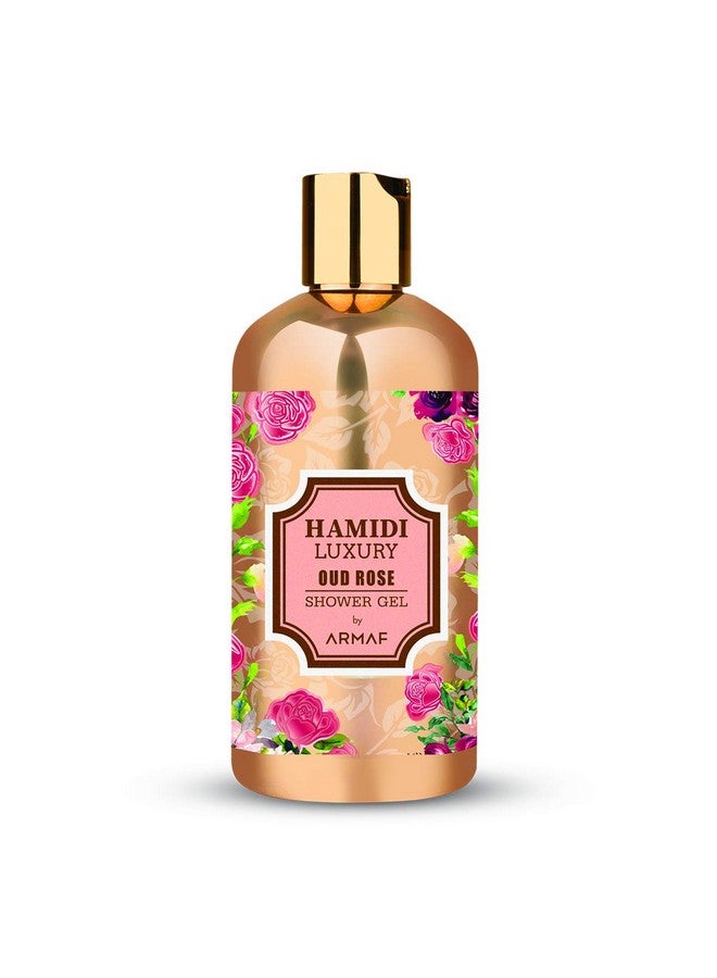 HAMIDI جل استحمام حميدي الفاخر من عود الورد 500 مل | خالي من الكحول | مرطب فائق | شعور بالنعومة والملمس السلس والانتعاش - Image 1