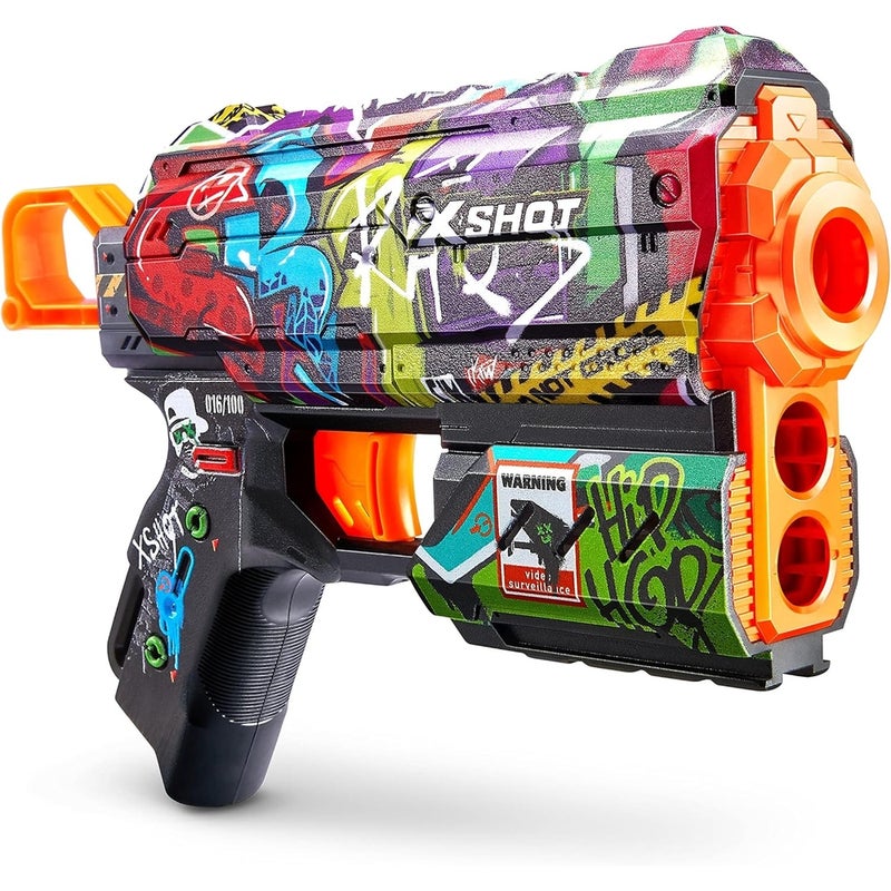 Zuru - X-Shot Skins Flux Dart Blaster Illustrate 8 Foam Bullets - 36516 - Image 2