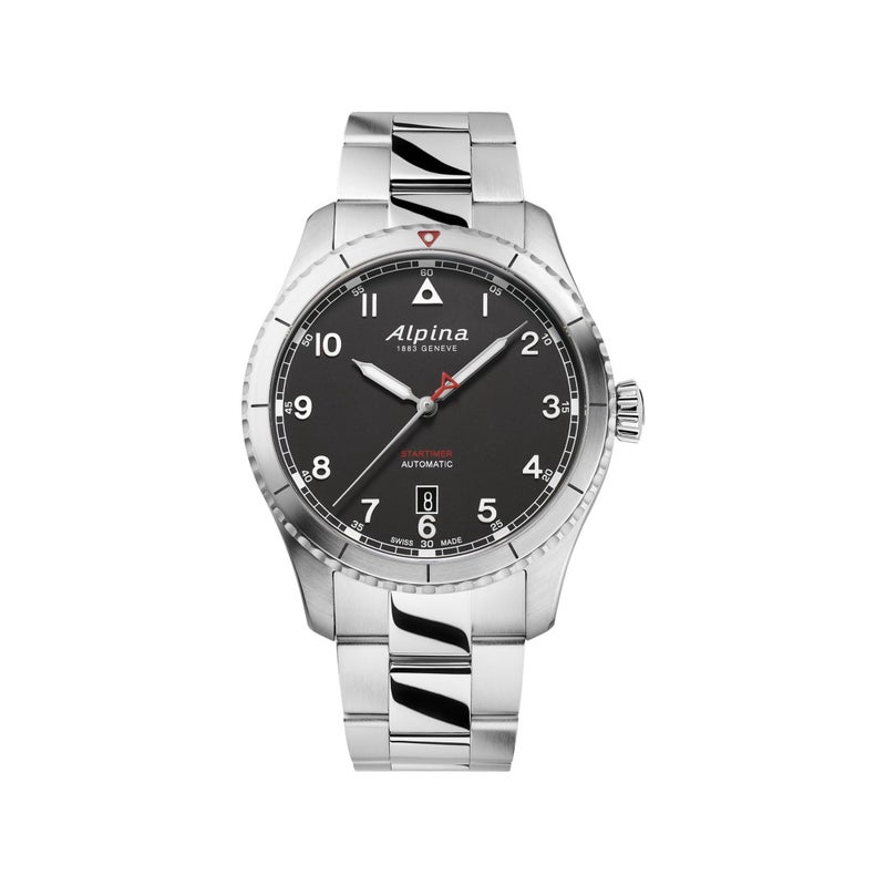 Alpina Startimer Swiss Automatic 3Hand Stainless Steel Sapphire Crystal Watch 41mm