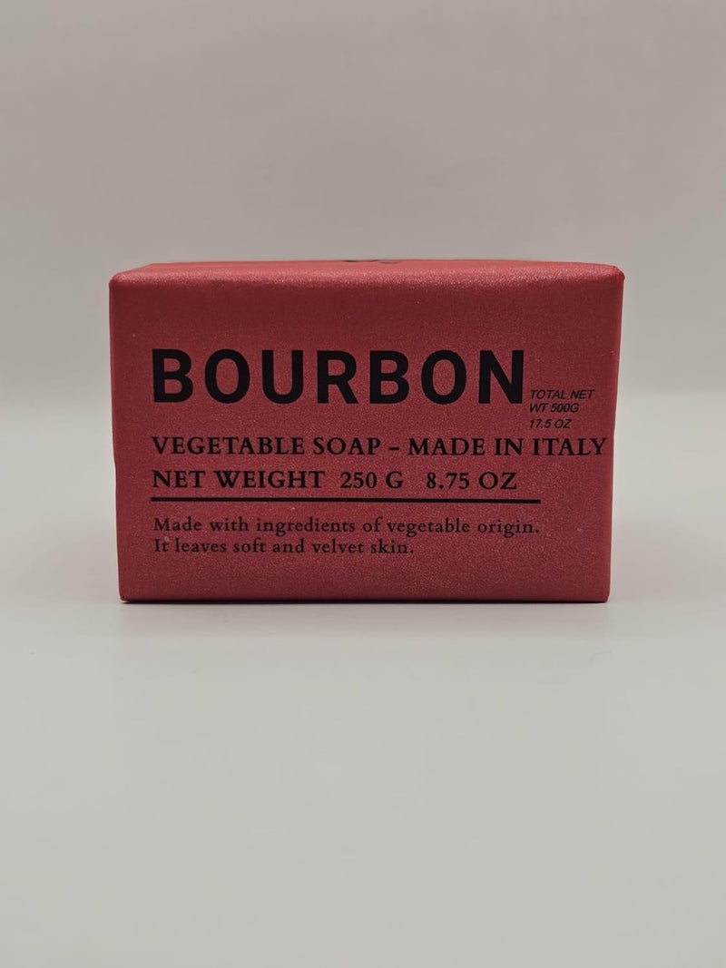 Alchimia Bourbon Italian Vegetable Soap Bar Made in Italy 875 oz Soft and Velvet Skin - Image 1