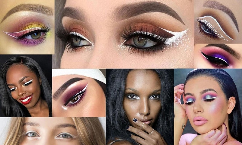 White color liquid eyeliner White sketch pen eyeliner waterproof non transfer and smudgeproof eyeliner longlasting liquid eyeliner - Image 4