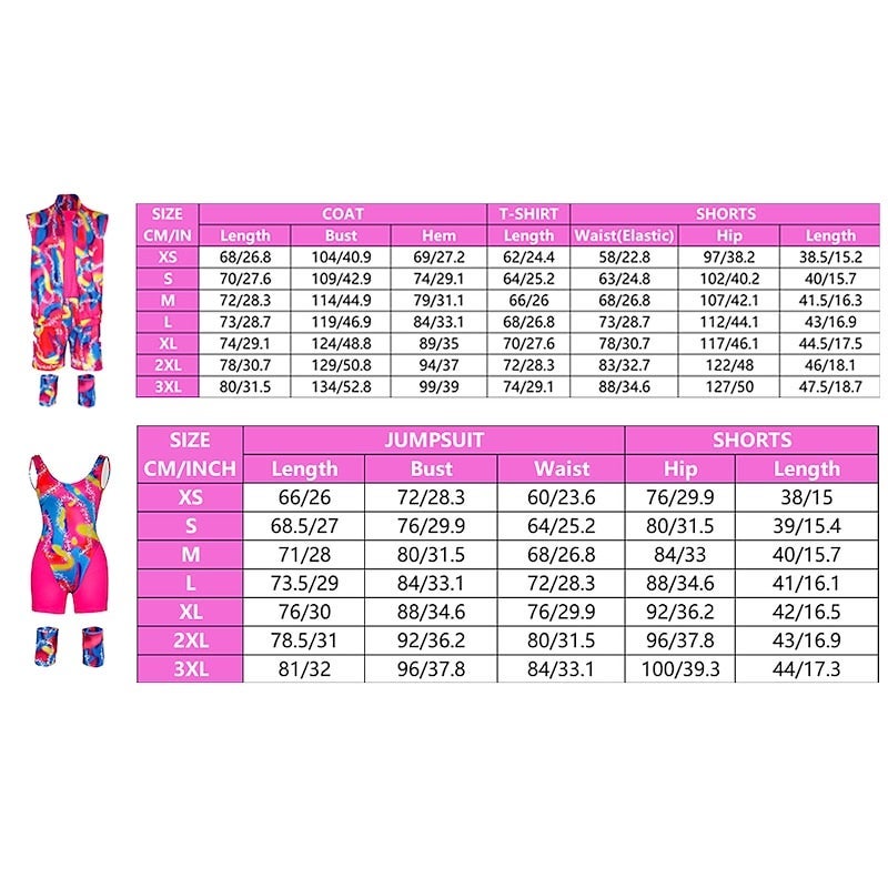 Y&D Movie Rollerblade Outfits Doll Y2K Jumpsuit Dress Men's Women's Cosplay Costume Halloween Carnival Masquerade - Image 5