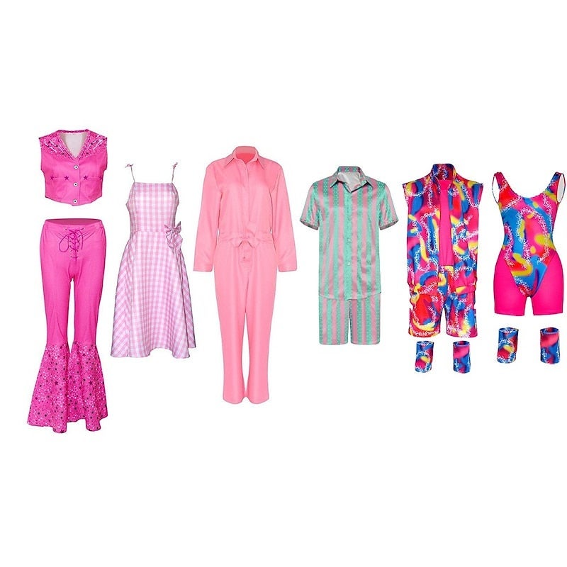 Y&D Movie Rollerblade Outfits Doll Y2K Jumpsuit Dress Men's Women's Cosplay Costume Halloween Carnival Masquerade - Image 3