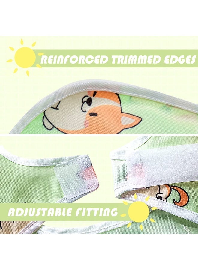 Little Dimsum Full Sleeved Feeding Bib 2 Pack,Baby & Toddler Waterproof Bib Apron,Food Protection Large Pocket Eating Smock 6-36 Months (Little Puppy/Little Cat) - Image 3