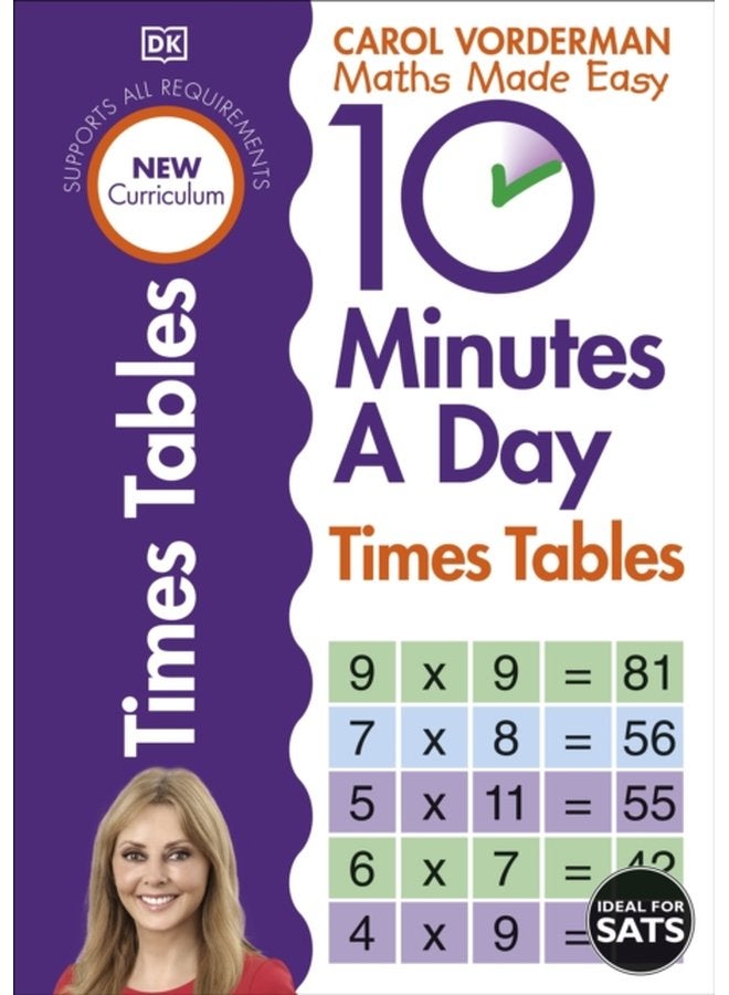 10 Minutes A Day Times Tables Ages 9 11 Key Stage 2 Supports the National Curriculum Helps Develop Strong Maths Skills - Paperback