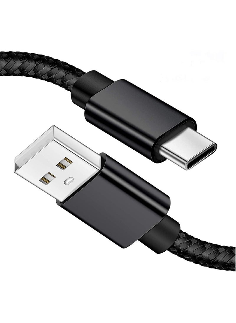 USB Type C Fast Charging Cable 2M 3A Fast Power Data Deliver Premium Nylon Compatible With Samsung Galaxy S21 S10 S9 S8 S20 Plus A3 A5 Note 20 10 Huawei P30 P20 Lite Mate 20 Pro  - Image 1
