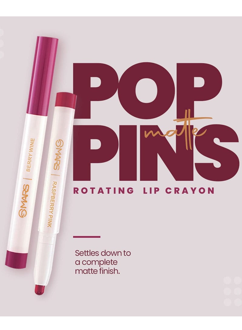 مارس قلم تحديد الشفاه بوبينز طويل الأمد قابل للسحب من مارس، 09 بيري - Image 4