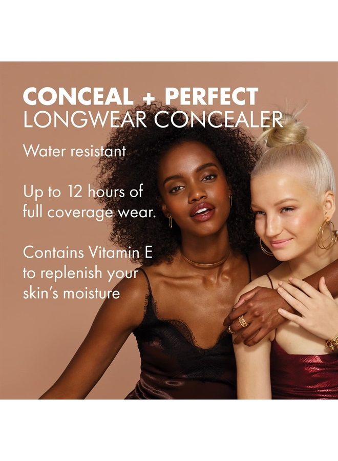 MILANI Conceal + Perfect Longwear Concealer - Medium Beige (0.17 Fl. Oz.) Vegan, Cruelty-Free Liquid Concealer - Cover Dark Circles, Blemishes & Skin Imperfections for Long-Lasting Wear - Image 3