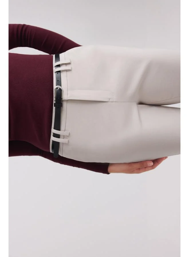 Springfield  Chinos with elasticated belt for Women | Best Price UAE