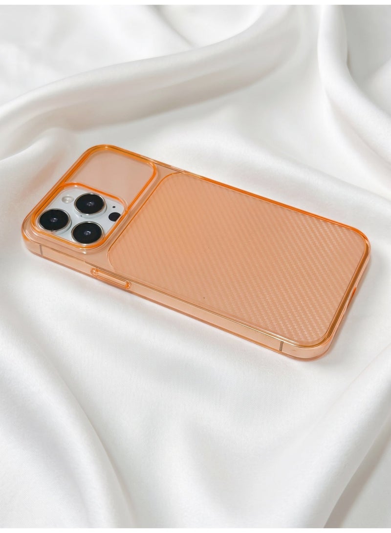 Transparent iPhone 16 Pro Max Case with Tactile Textured Grip - Image 3