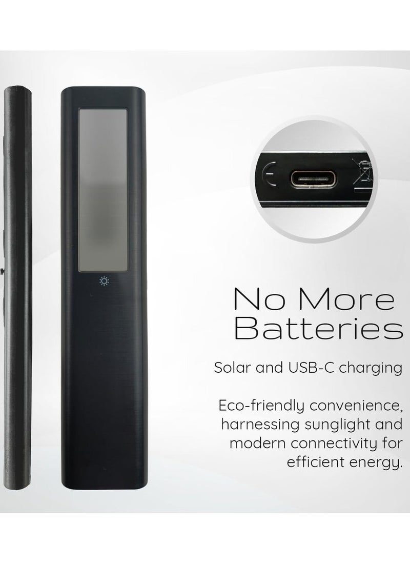 BURAQ - New Original OEM BN59-01385A 2021 Solar Voice Remote Control for Samsung Smart TVs – Compatible with Neo QLED, The Frame, and Crystal UHD Series. Enjoy solar charging, voice control, and easy navigation with this sleek, user-friendly remote. - Image 1