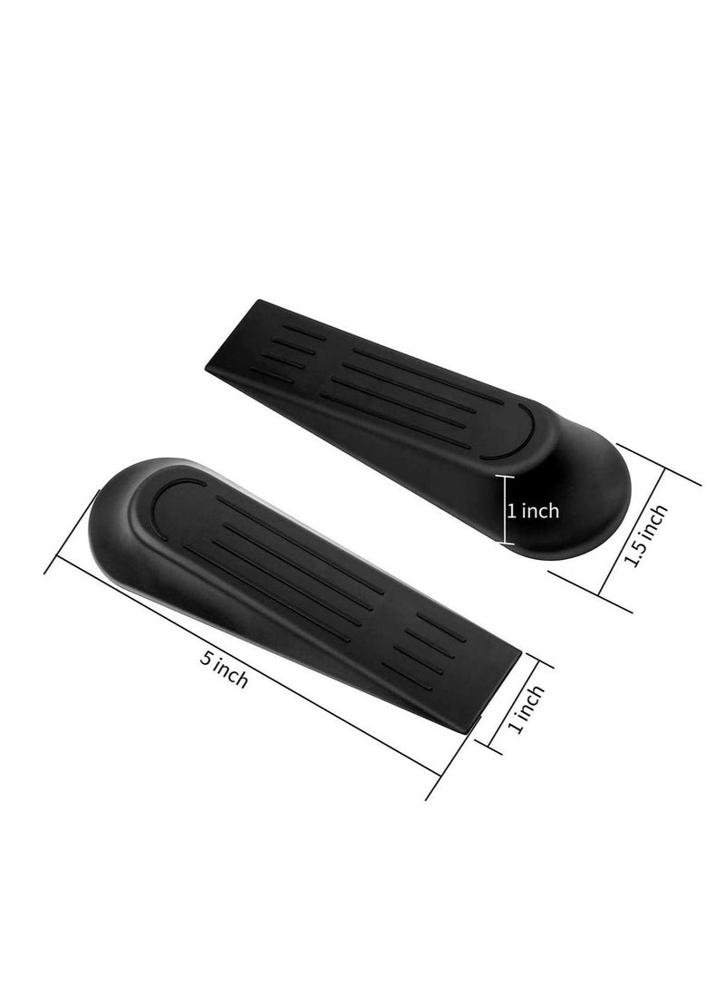 Excefore Door Stoppers Wedge Heavy Duty Door Wedge, 10 Pcs Non-Slip Door Jammer, Plastic Door Stop Wedges for Home and Office, Interior Bathroom, Kitchen, Children's Room Door  - Image 4