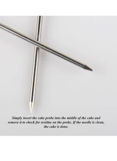AKOAK AKOAK 1 Pack Cake Tester Stainless Steel Cake Testing Needle Reusable Baking Cake Testing Needle Practical, DIY Home Kitchen Cupcake Bread Muffin Baking Supplies  - Image 4