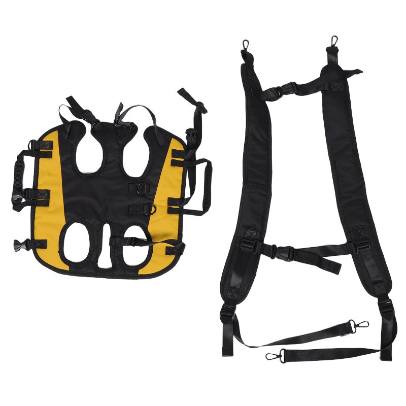 Cycling Dog Backpack Carrier, Oxford Cloth Backpack For Double Shoulder Straps, Comfortable And Breathable Pet Travel Carrier For Small Dogs - Image 4