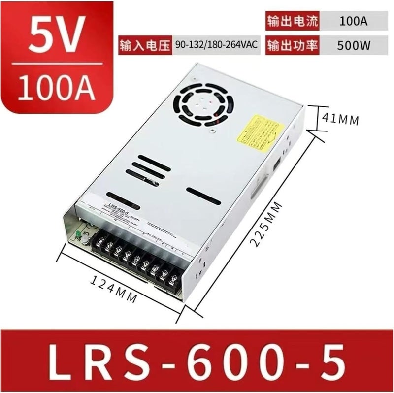 LRS50/100/150/200/350/600W Switching Power Supply 220V to 24V/12V DC 5V(LRS-600-5) - Image 2