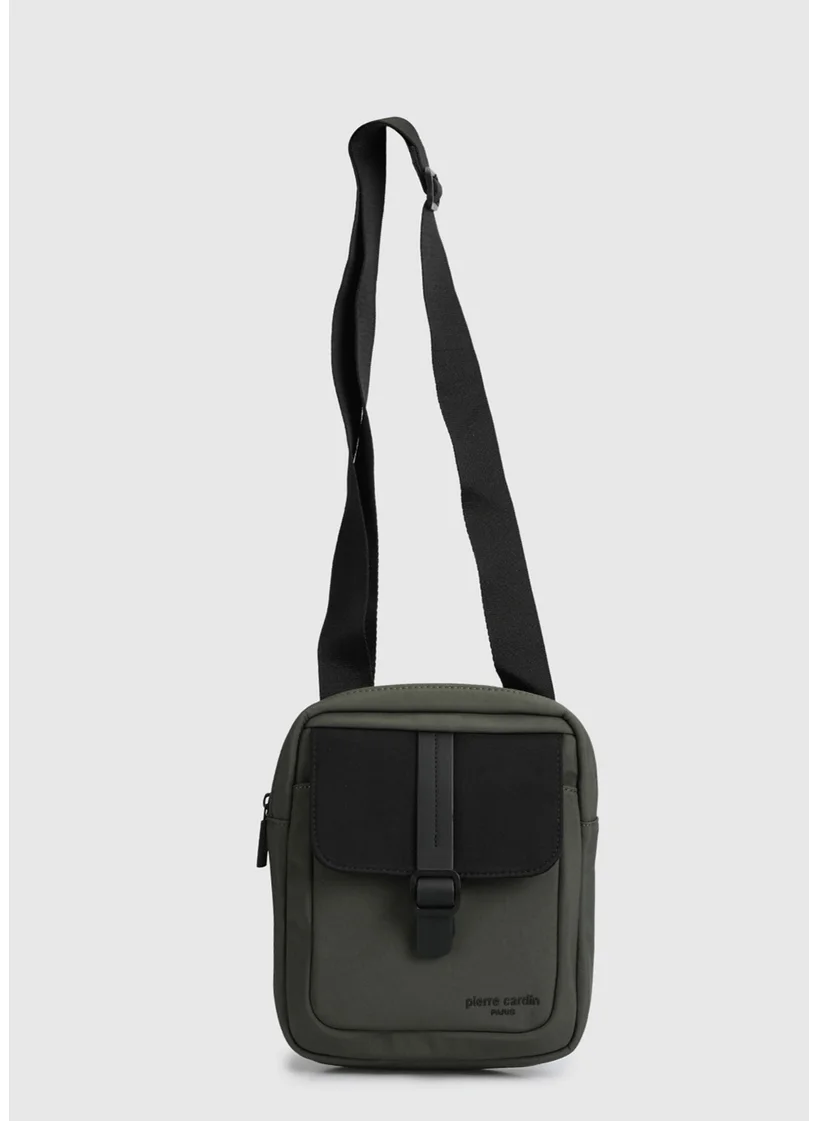 بيير كاردان Green Men's Crossbody Bag
