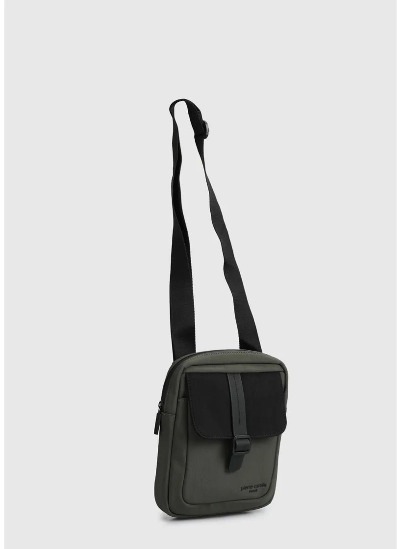 بيير كاردان Green Men's Crossbody Bag